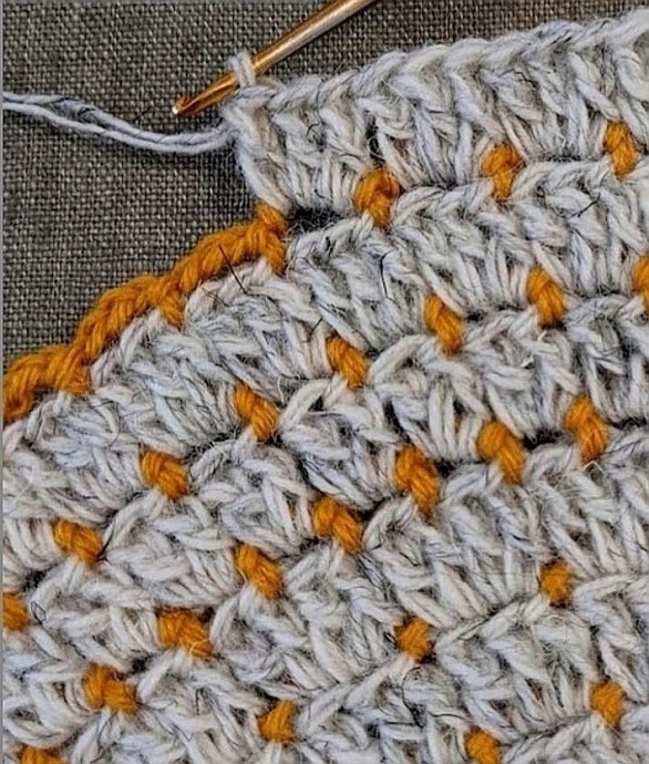 Узор для кругового цветного вязания