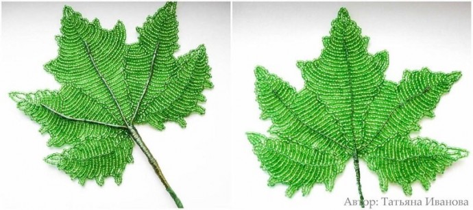 ​Шикарный виноград из бисера