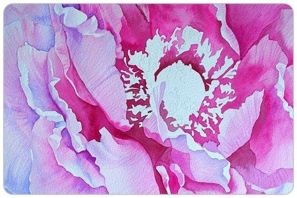 Акварельные цветы, наполненные солнечным светом