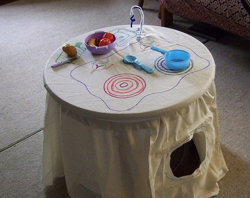 Детская кухня из стульчика: бюджетные идеи бесценных подарков дочкам