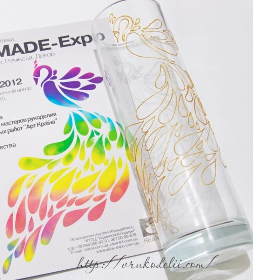 Мастер-класс по красивой росписи бокала