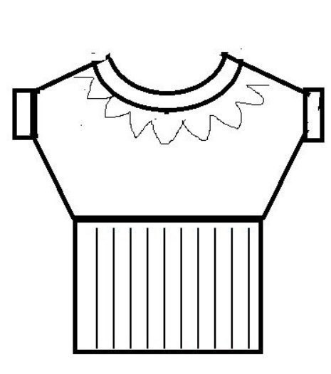 Платье-туника спицами с оригинальным зубчатым верхом