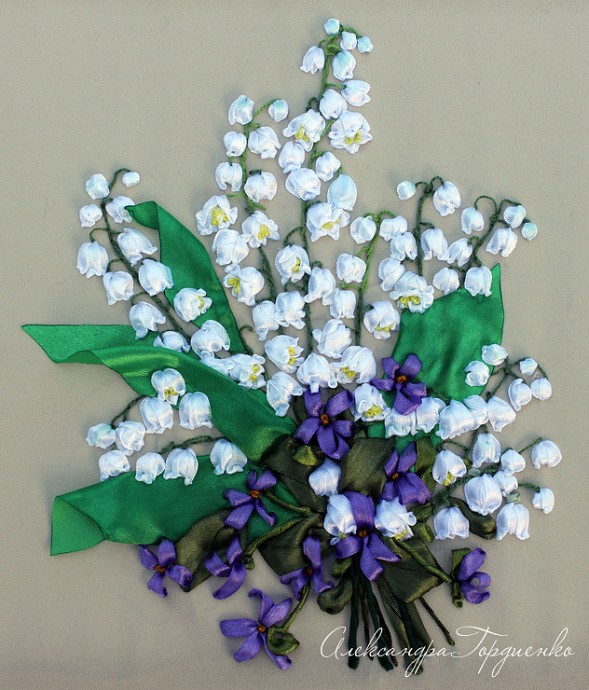 Высший пилотаж вышивки лентами