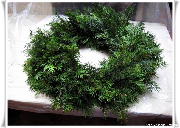 Хвойный венок