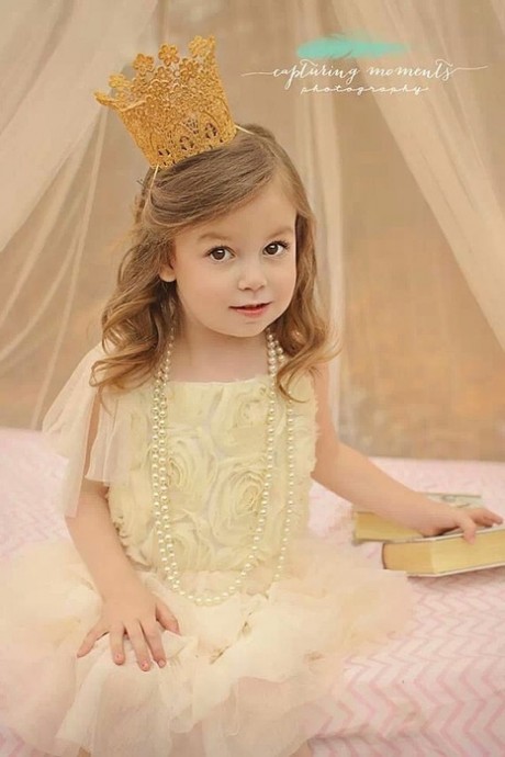 Кружевные короны для маленьких принцесс