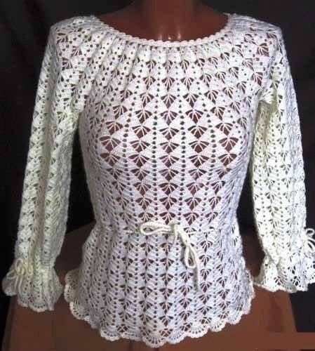 Кофточка с изумительным узором