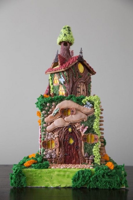 Декоративные сказочные лепные домики