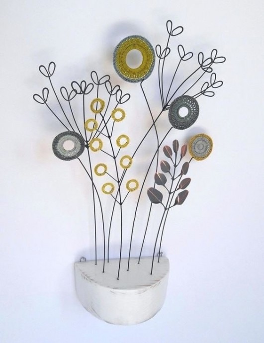 Проволочный цветник