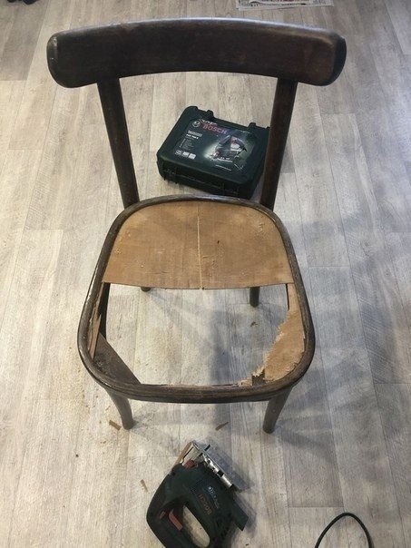 ​Вторая жизнь старого поломанного стула