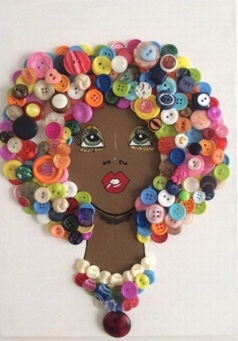 Искусство из пуговиц