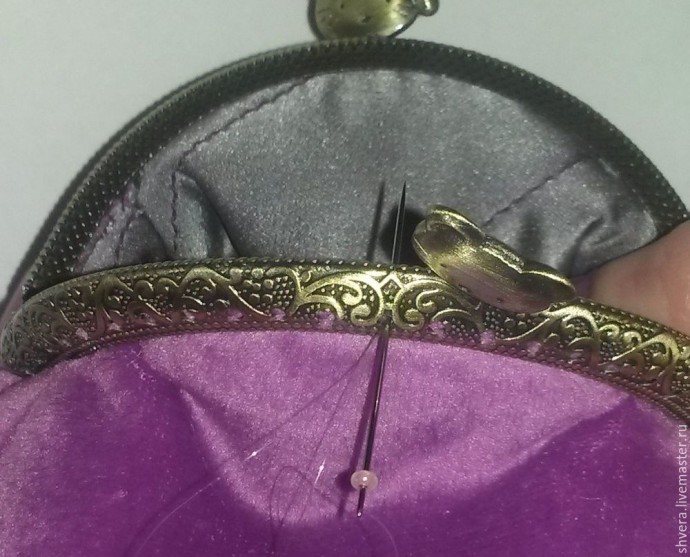 Кошелек в винтажном стиле