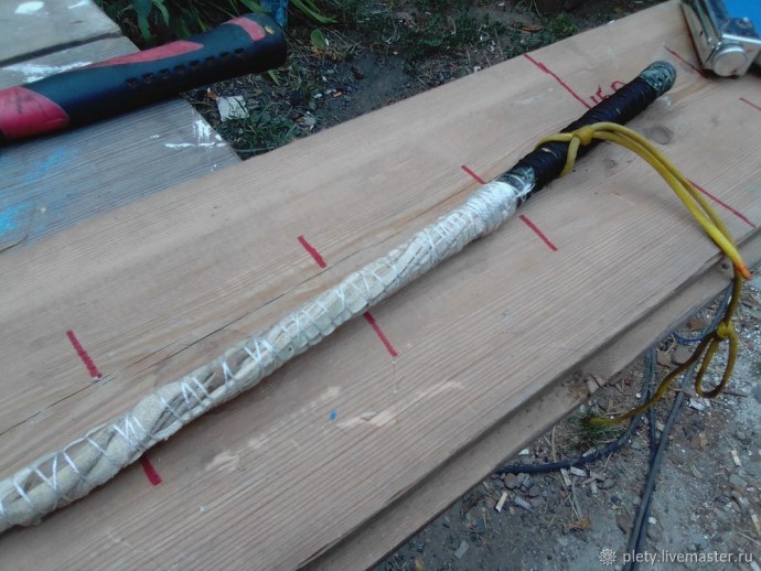 Плетение кнута-нагайки: подробный мастер-класс