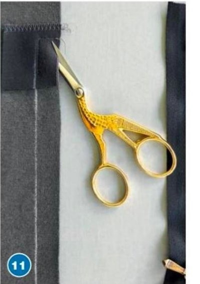 Обработка застежки-молнии по низу рукава