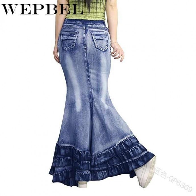 Оригинальные джинсовые юбки: идеи