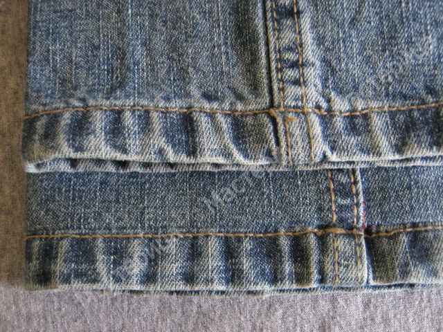 Подшиваем джинсы с сохранением фабричного шва