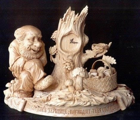 Невероятно оригинальные часы из дерева
