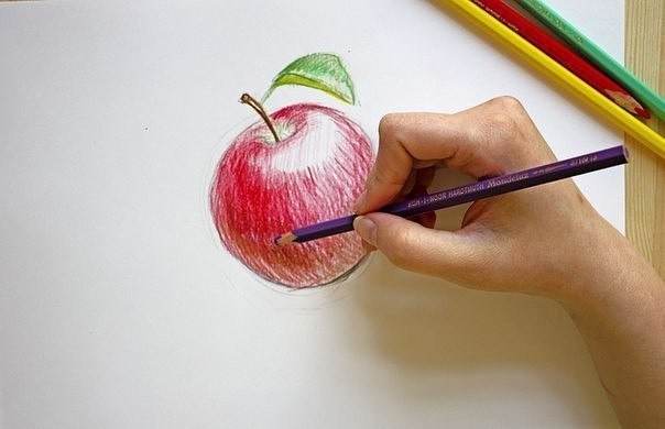 Рисуем яблоко