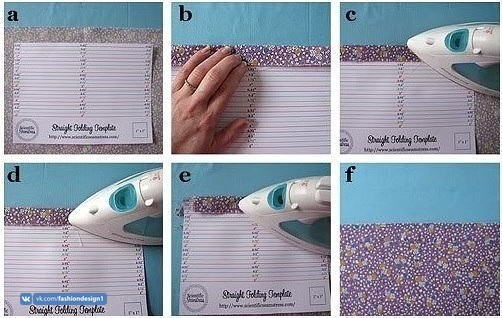 Ровная подгибка низа + 2 шаблона