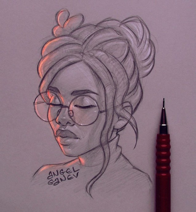 Изумительные светящиеся наброски