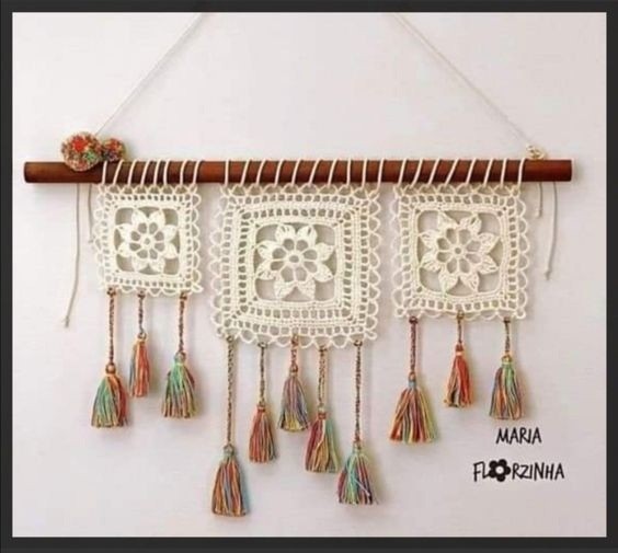 Вязаная мандала Вязаная мандала