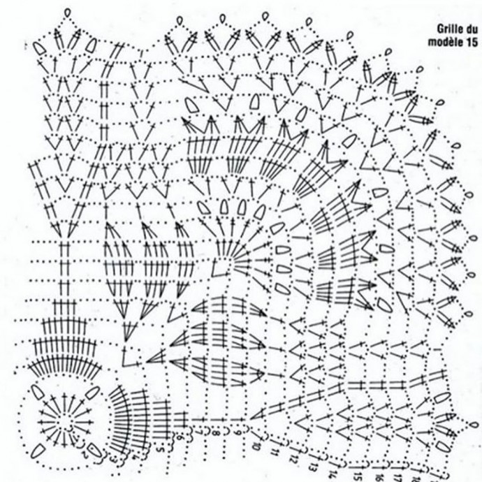 Самые красивые салфетки со схемами