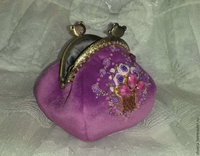 Кошелек в винтажном стиле