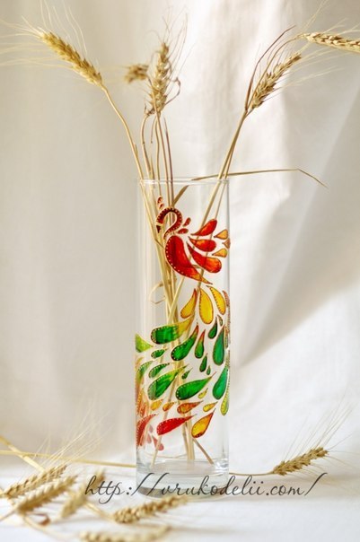 Мастер-класс по красивой росписи бокала