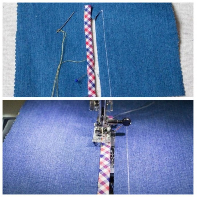 ​Планка рукава: обработка застежки двумя обтачками