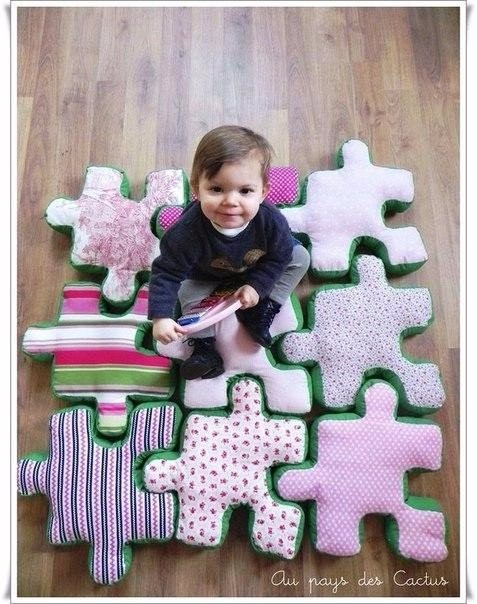 Подушки-пазлы