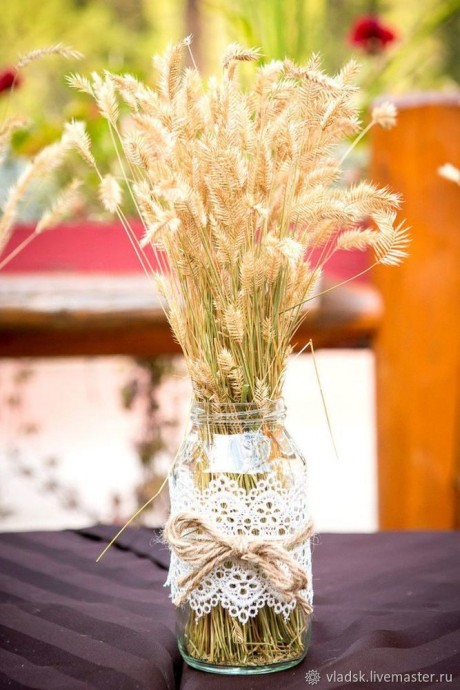 ​Выбеливаем колосья пшеницы или ячменя