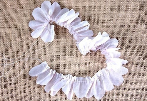 Цветы из ткани: мастер-класс