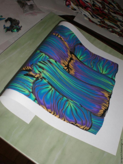 Квилт из полимерной глины