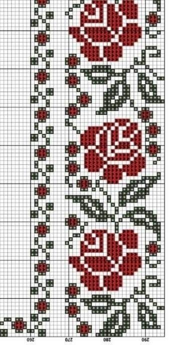 ​Вышиваем орнаменты с полевыми цветами