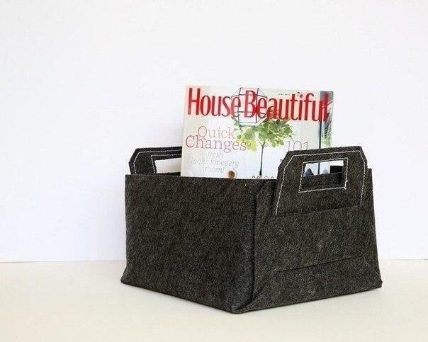 Складная коробка из фетра