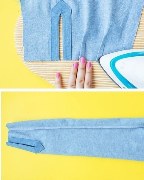 Разрез на рукаве манжеты