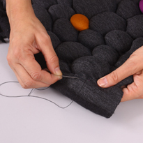 Массажный коврик из гальки своими руками: мастер-класс