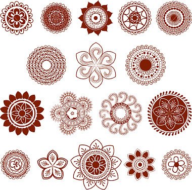 Орнаменты для точечной росписи