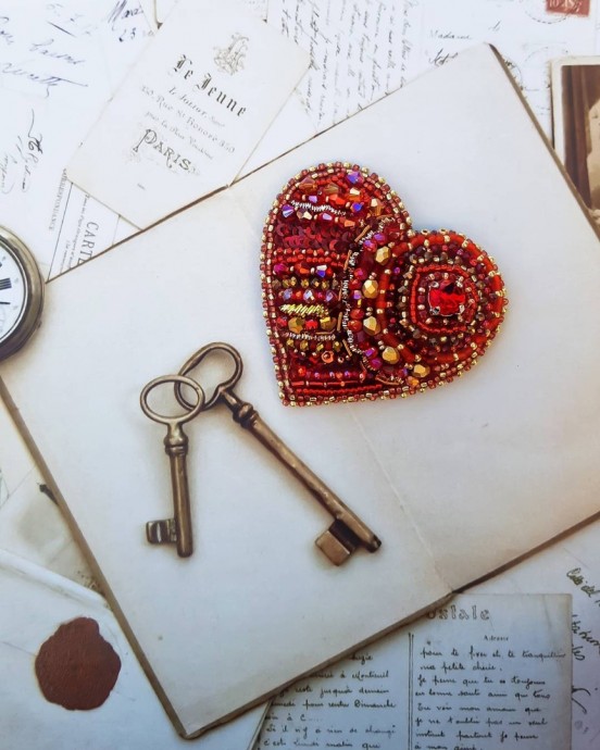 Броши из бисера: идеи