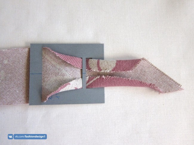 Как сделать косую бейку