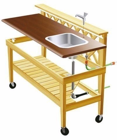 Передвижная мини-кухня