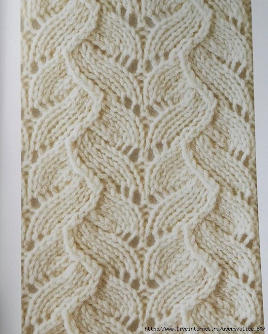 Самые красивые узоры на спицах