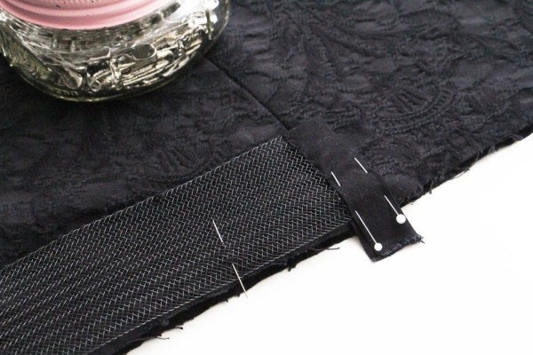 Обработка низа изделия