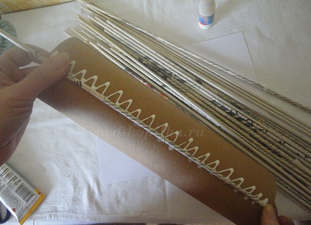 Ваза из газетных трубочек: мастер-класс Ваза из газетных трубочек: мастер-класс