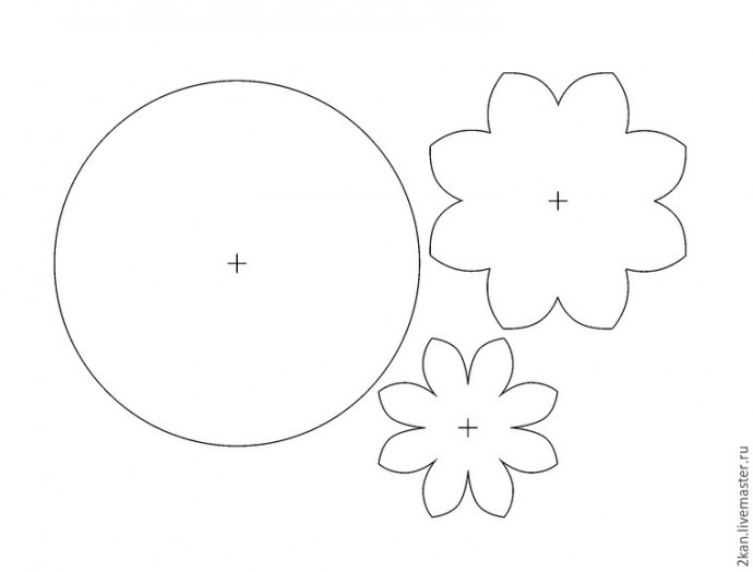 Яркая мандала из фетра