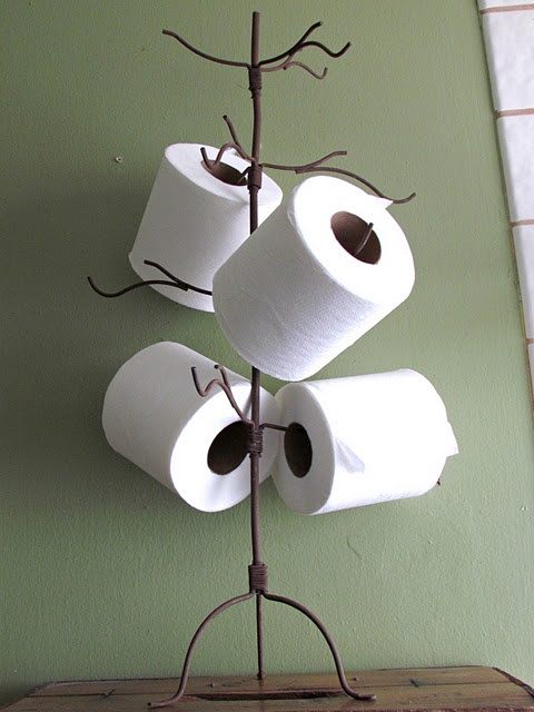 Оригинальные варианты хранения туалетной бумаги