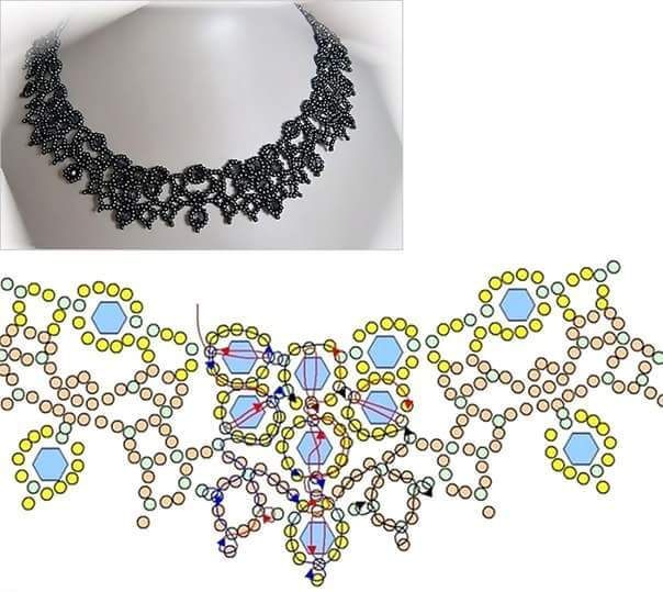 Удивительной красоты ожерелья из бисера