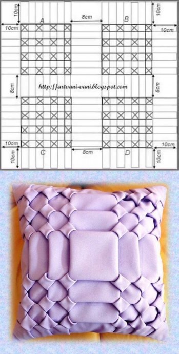 Декоративные буфы на подушках: идеи и схемы