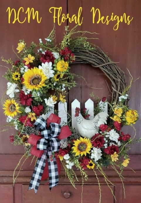 Панно в деревенском стиле