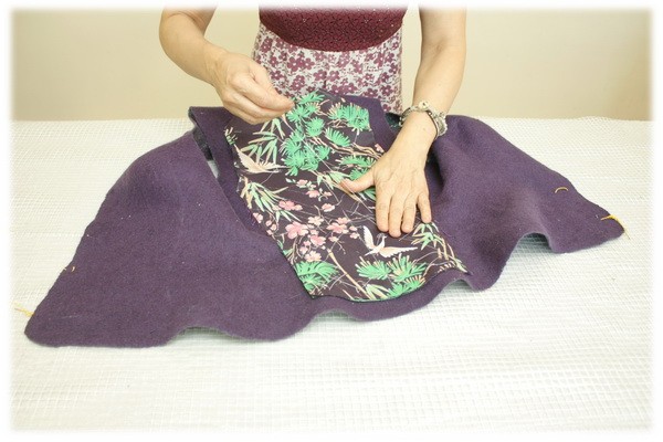 Журавль в руках: соединение войлока и синели