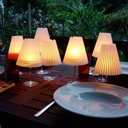 Миниатюрные светильнички для романтического вечера